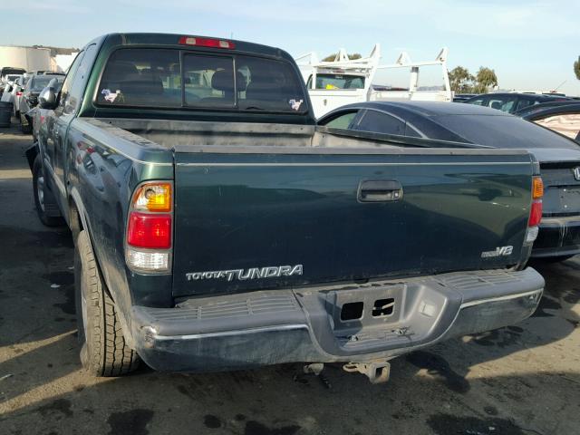 5TBRT34103S363606 - 2003 TOYOTA TUNDRA ACC GREEN photo 3