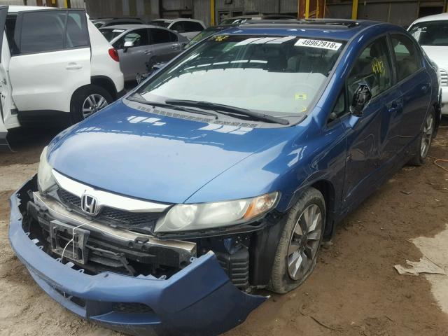 19XFA16989E001078 - 2009 HONDA CIVIC EXL 蓝色 照片 2
