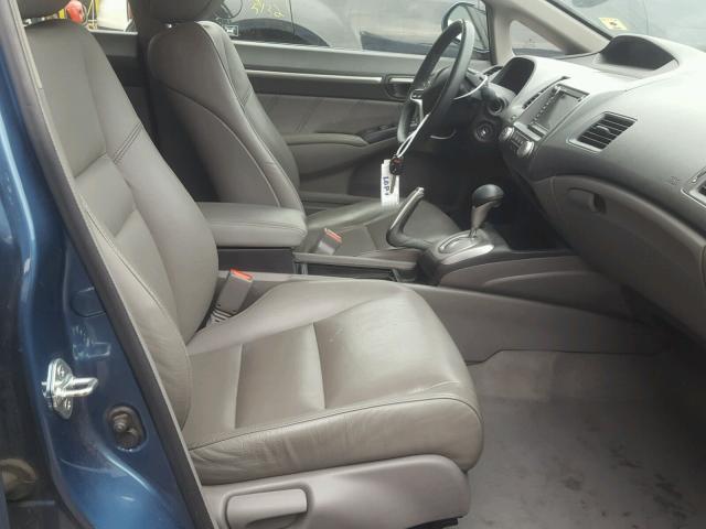 19XFA16989E001078 - 2009 HONDA CIVIC EXL 蓝色 照片 5