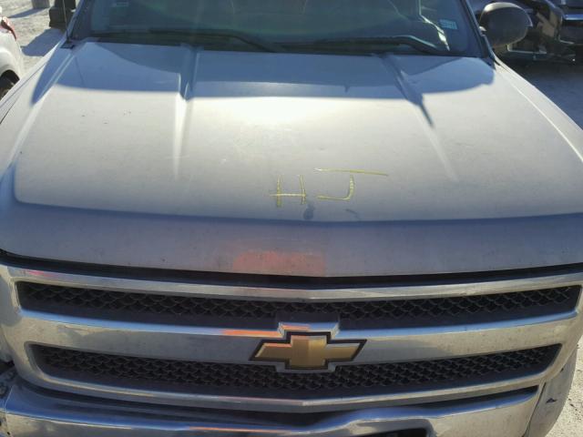 1GCEK29039Z216562 - 2009 CHEVROLET SILVERADO SILVER photo 7