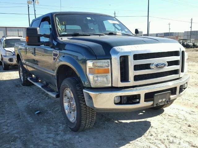 1FTSW21R48EB80985 - 2008 FORD F250 SUPER GREEN photo 1