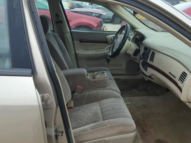 2G1WF55E329274305 - 2002 CHEVROLET IMPALA 金色 照片 5
