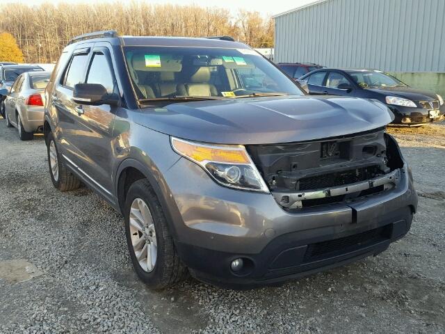 1FM5K8D85DGC18250 - 2013 FORD EXPLORER X GRAY photo 1