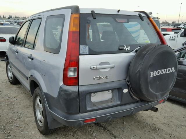 JHLRD68463C000080 - 2003 HONDA CR-V LX SILVER photo 3