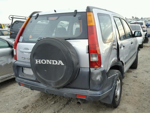 JHLRD68463C000080 - 2003 HONDA CR-V LX SILVER photo 4