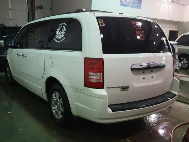 2A8HR54P48R737970 - 2008 CHRYSLER TOWN & COU WHITE photo 3