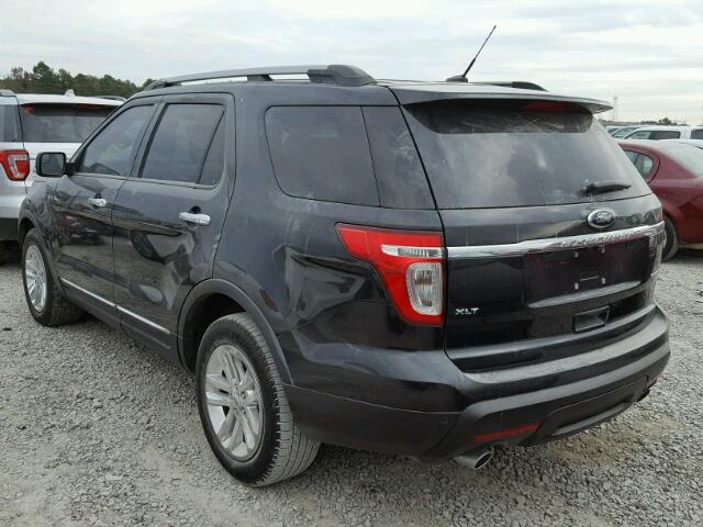 1FM5K7D88FGB58400 - 2015 FORD EXPLORER X BLACK photo 3