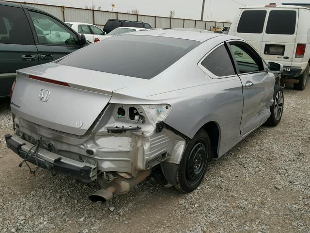 1HGCT1B8XDA000084 - 2013 HONDA ACCORD EXL GRAY photo 4