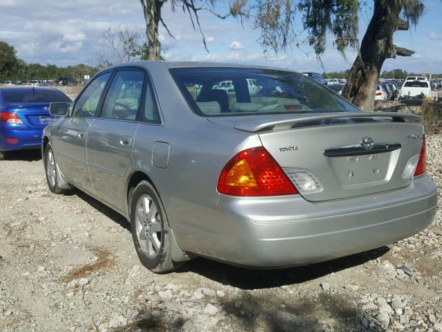 4T1BF28B31U141188 - 2001 TOYOTA AVALON XL SILVER photo 3