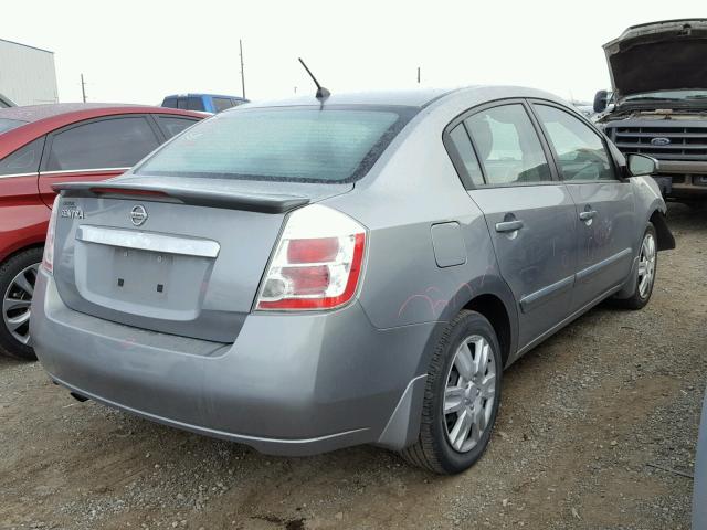 3N1AB6AP2CL688297 - 2012 NISSAN SENTRA 2.0 GRAY photo 4