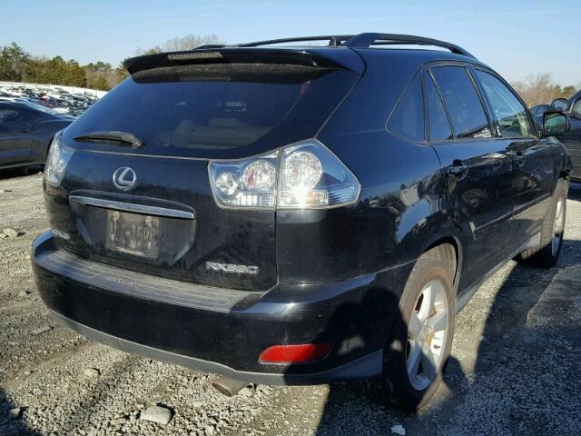 2T2GA31U35C026129 - 2005 LEXUS RX 330 BLACK photo 4