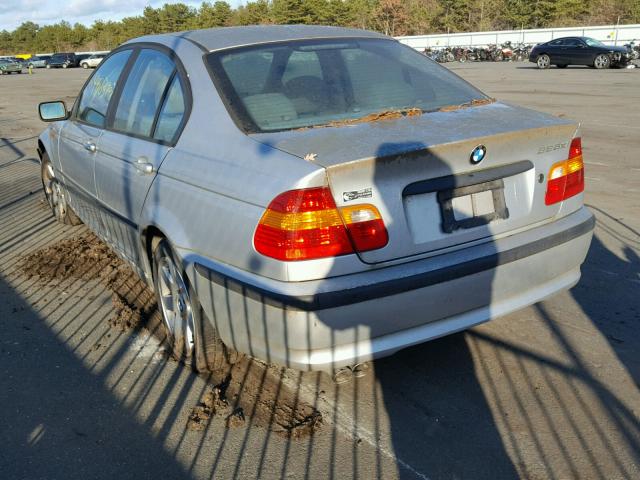 WBAEU33482PH86411 - 2002 BMW 325 XI SILVER photo 3