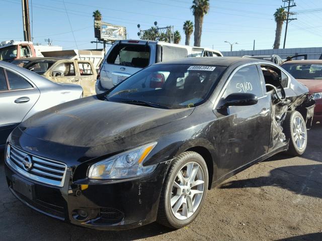 1N4AA5AP6EC452024 - 2014 NISSAN MAXIMA S BLACK photo 2