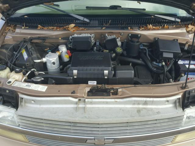 1GNDM19W11B134628 - 2001 CHEVROLET ASTRO TAN photo 7