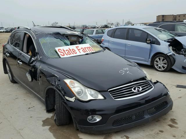 JNKAJ09E18M305817 - 2008 INFINITI EX35 BASE BLACK photo 1