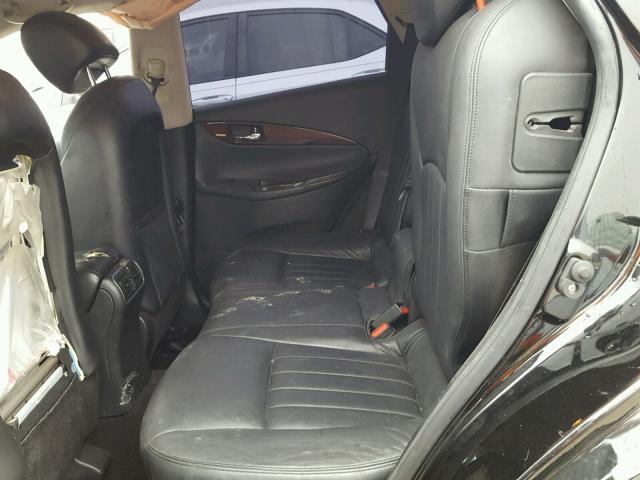 JNKAJ09E18M305817 - 2008 INFINITI EX35 BASE BLACK photo 6