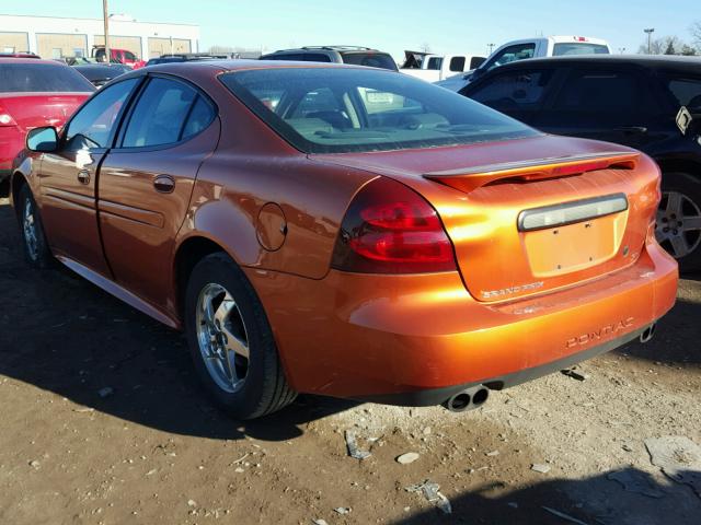 2G2WS522141219905 - 2004 PONTIAC GRAND PRIX ORANGE photo 3