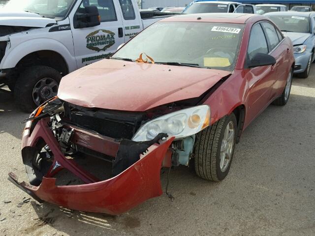 1G2ZG58NX74232595 - 2007 PONTIAC G6 BASE RED photo 2