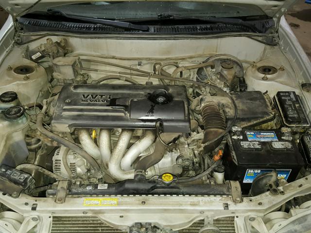 1NXBR12E41Z544648 - 2001 TOYOTA COROLLA CE GRAY photo 7