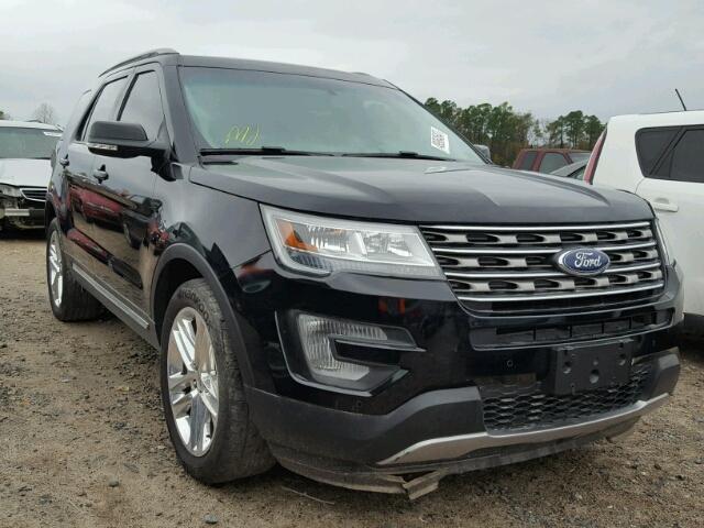 1FM5K7D83GGC98582 - 2016 FORD EXPLORER X BLACK photo 1