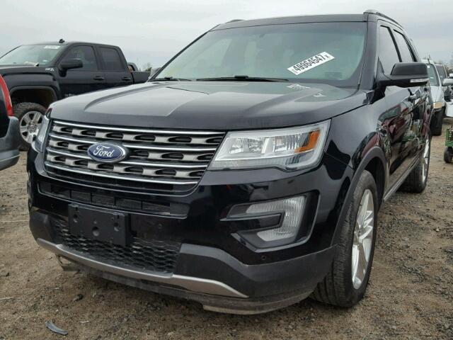 1FM5K7D83GGC98582 - 2016 FORD EXPLORER X BLACK photo 2