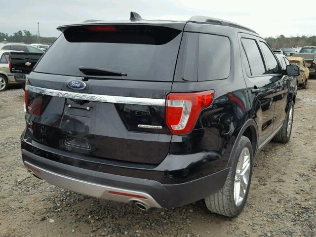 1FM5K7D83GGC98582 - 2016 FORD EXPLORER X BLACK photo 4