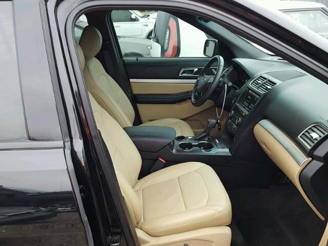 1FM5K7D83GGC98582 - 2016 FORD EXPLORER X BLACK photo 5
