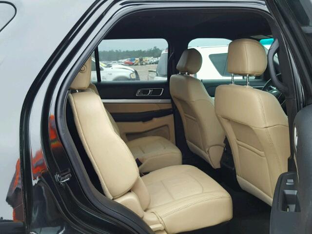 1FM5K7D83GGC98582 - 2016 FORD EXPLORER X BLACK photo 6