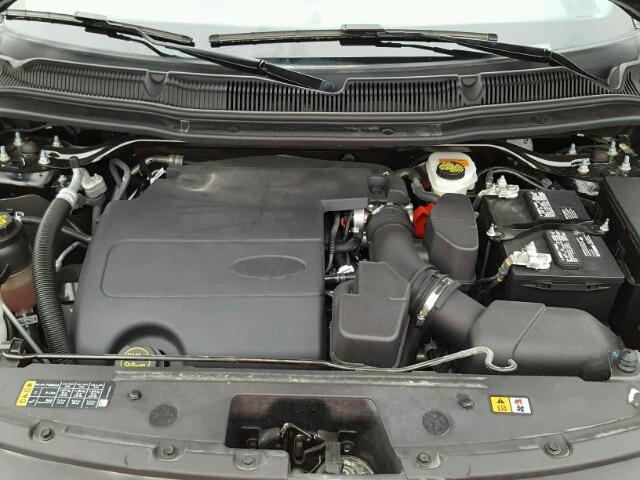 1FM5K7D83GGC98582 - 2016 FORD EXPLORER X BLACK photo 7