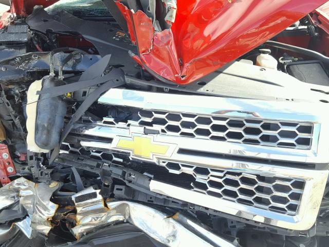 3GCPCREC7FG337542 - 2015 CHEVROLET SILVERADO RED photo 7