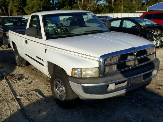 1B7HC16YX1S334104 - 2001 DODGE RAM 1500 WHITE photo 1