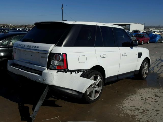SALSK2D41DA809351 - 2013 LAND ROVER RANGE ROVE WHITE photo 4