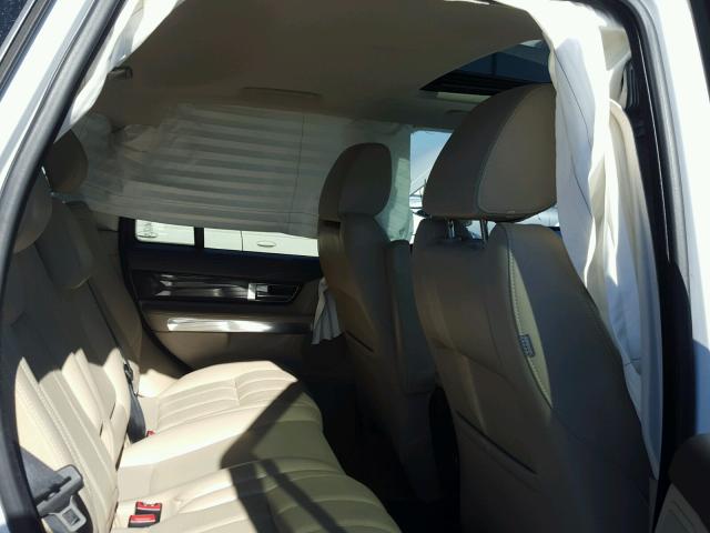 SALSK2D41DA809351 - 2013 LAND ROVER RANGE ROVE WHITE photo 6