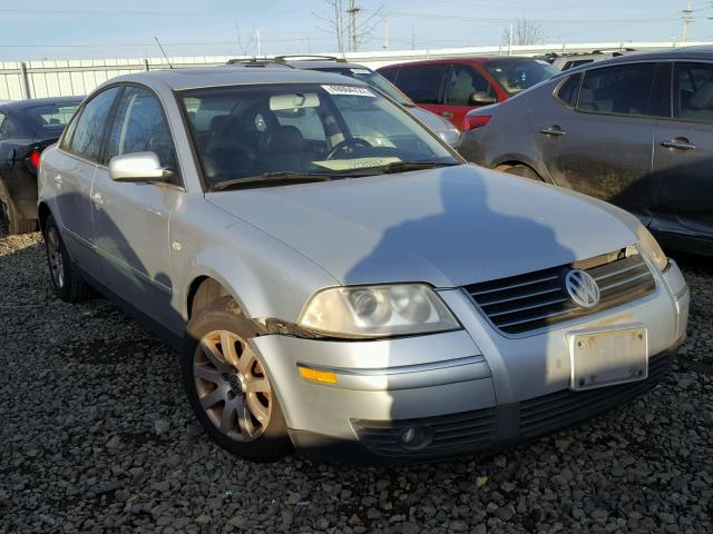 WVWPD63B62P170988 - 2002 VOLKSWAGEN PASSAT GLS SILVER photo 1