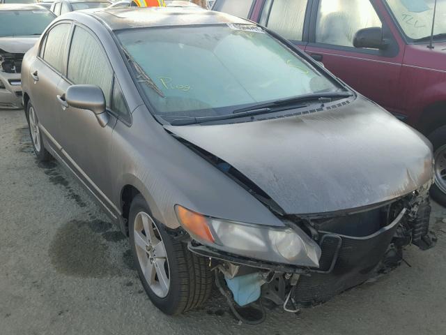 1HGFA16856L086411 - 2006 HONDA CIVIC EX BROWN photo 1