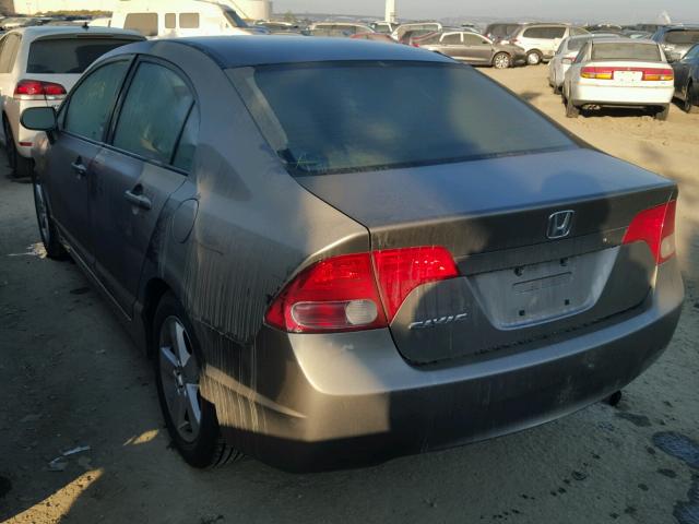 1HGFA16856L086411 - 2006 HONDA CIVIC EX 棕色 照片 3