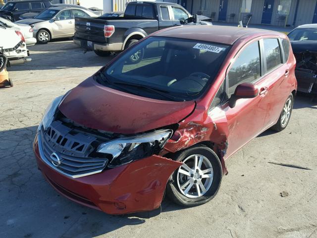 3N1CE2CPXEL397524 - 2014 NISSAN VERSA NOTE RED photo 2