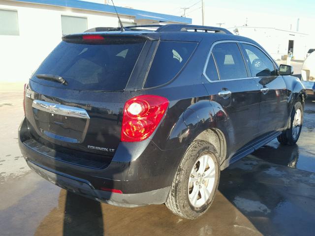 2CNALDECXB6381108 - 2011 CHEVROLET EQUINOX LT BLACK photo 4