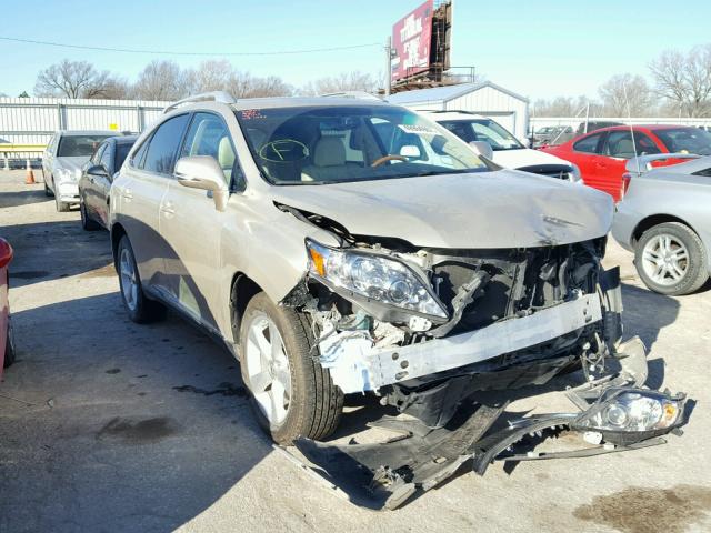 2T2BK1BA6BC120534 - 2011 LEXUS RX 350 GOLD photo 1