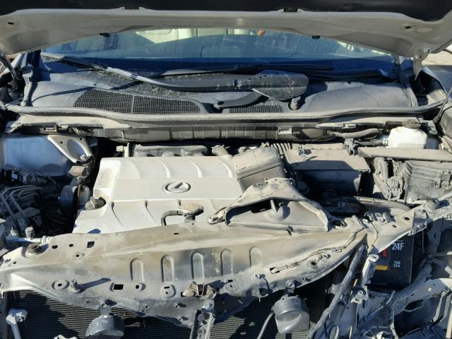 2T2BK1BA6BC120534 - 2011 LEXUS RX 350 GOLD photo 7