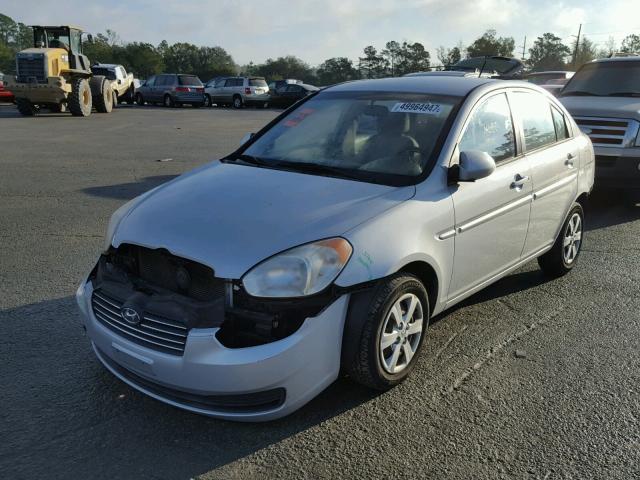 KMHCN46C59U290650 - 2009 HYUNDAI ACCENT GLS SILVER photo 2