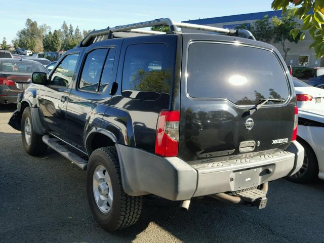 5N1ED28T93C653669 - 2003 NISSAN XTERRA XE BLACK photo 3