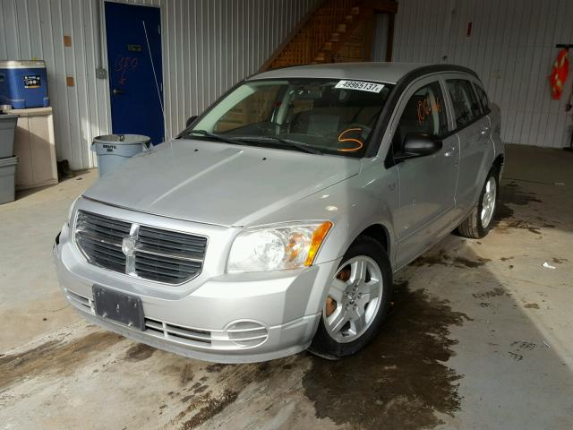 1B3HB48A19D147811 - 2009 DODGE CALIBER SX SILVER photo 2