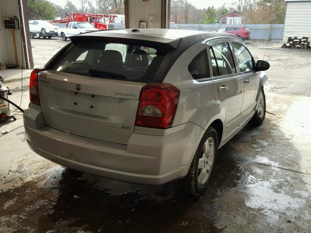 1B3HB48A19D147811 - 2009 DODGE CALIBER SX SILVER photo 4