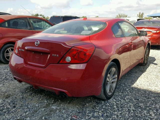 1N4AL2EP3AC169416 - 2010 NISSAN ALTIMA S RED photo 4