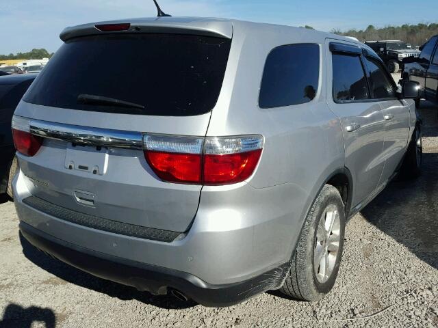 1C4RDHAG4CC216815 - 2012 DODGE DURANGO SX SILVER photo 4