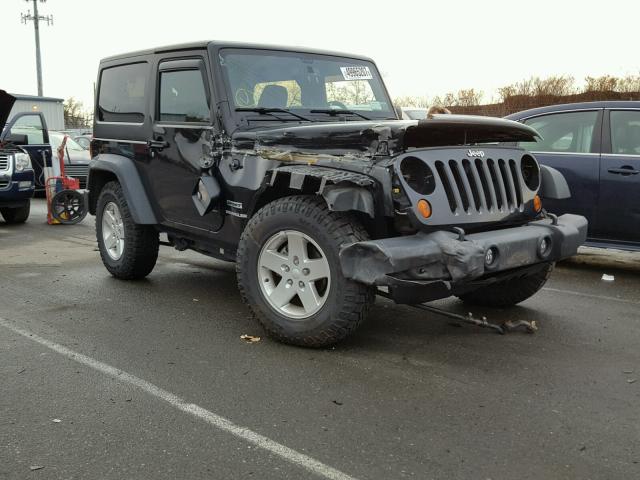 1C4GJWAG0DL592823 - 2013 JEEP WRANGLER S BLACK photo 1