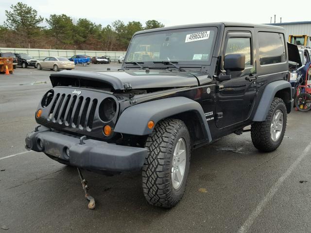 1C4GJWAG0DL592823 - 2013 JEEP WRANGLER S BLACK photo 2