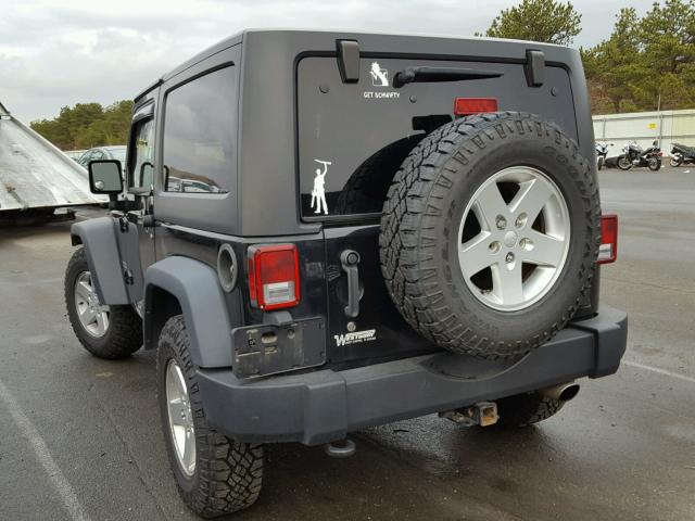 1C4GJWAG0DL592823 - 2013 JEEP WRANGLER S BLACK photo 3