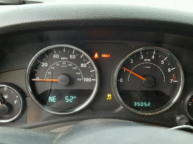 1C4GJWAG0DL592823 - 2013 JEEP WRANGLER S BLACK photo 8